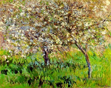  Giverny Kunst - Apfelbäume in der Blüte bei Giverny Claude Monet impressionistische Blumen